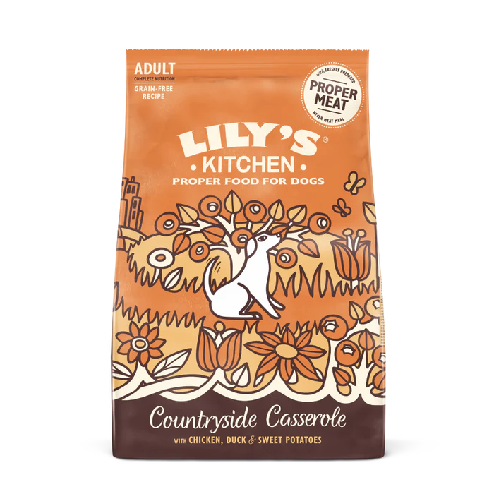 Lilys Kitchen Dog Dry Chicken & Duck Countryside Casserole 12kg