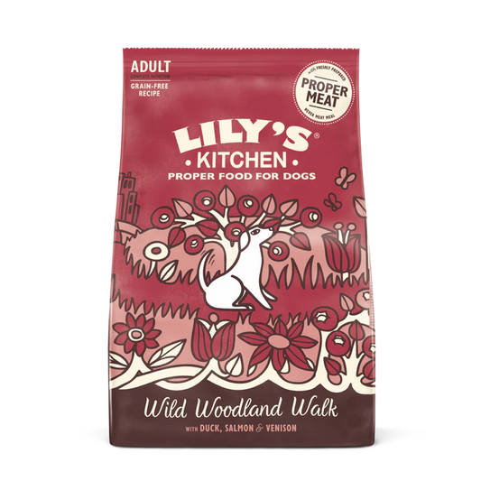 Lilys Kitchen Dog Dry Wild Woodland Walk with Duck Venison and Salmon 7kg