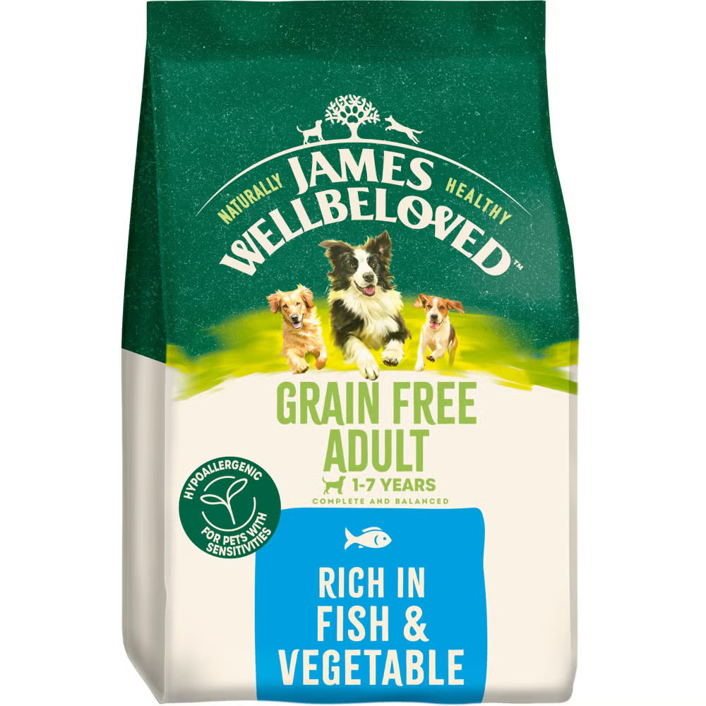James Wellbeloved Dog Adult Grain Free Fish 1.5kg