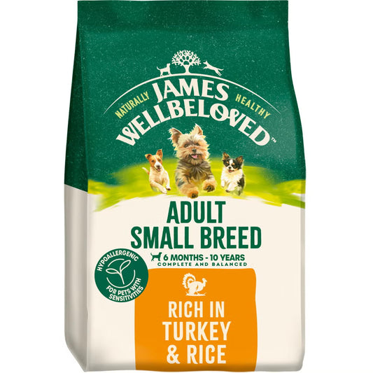 James Wellbeloved Dog Adult Small Breed Turkey 1.5Kg