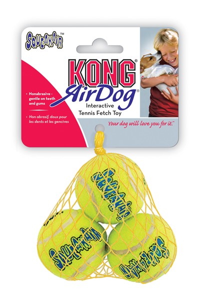 KONG AirDog Squeaker Tennis Balls Extra Small (3 Pack) product image