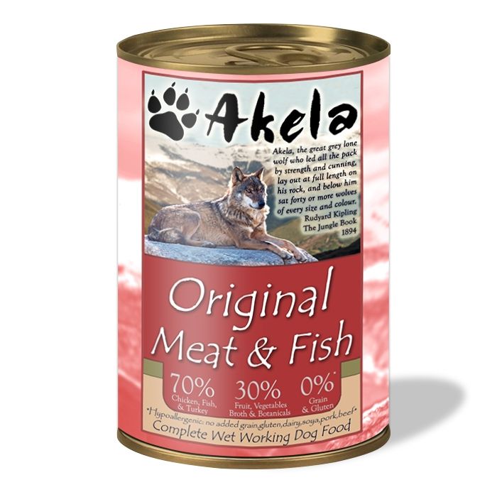 Akela Tins Original Meat & Fish 400g product image