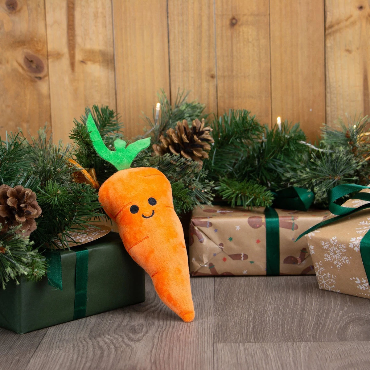 Ancol Katie Carrot Christmas Dog Toy product image