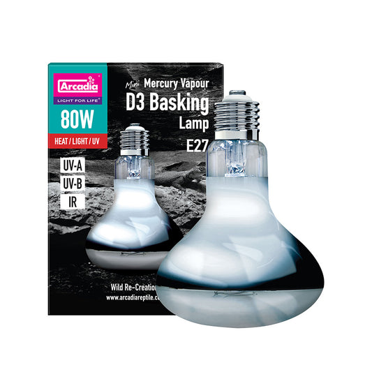 Arcadia Mini D3 Basking Lamp 80W product image