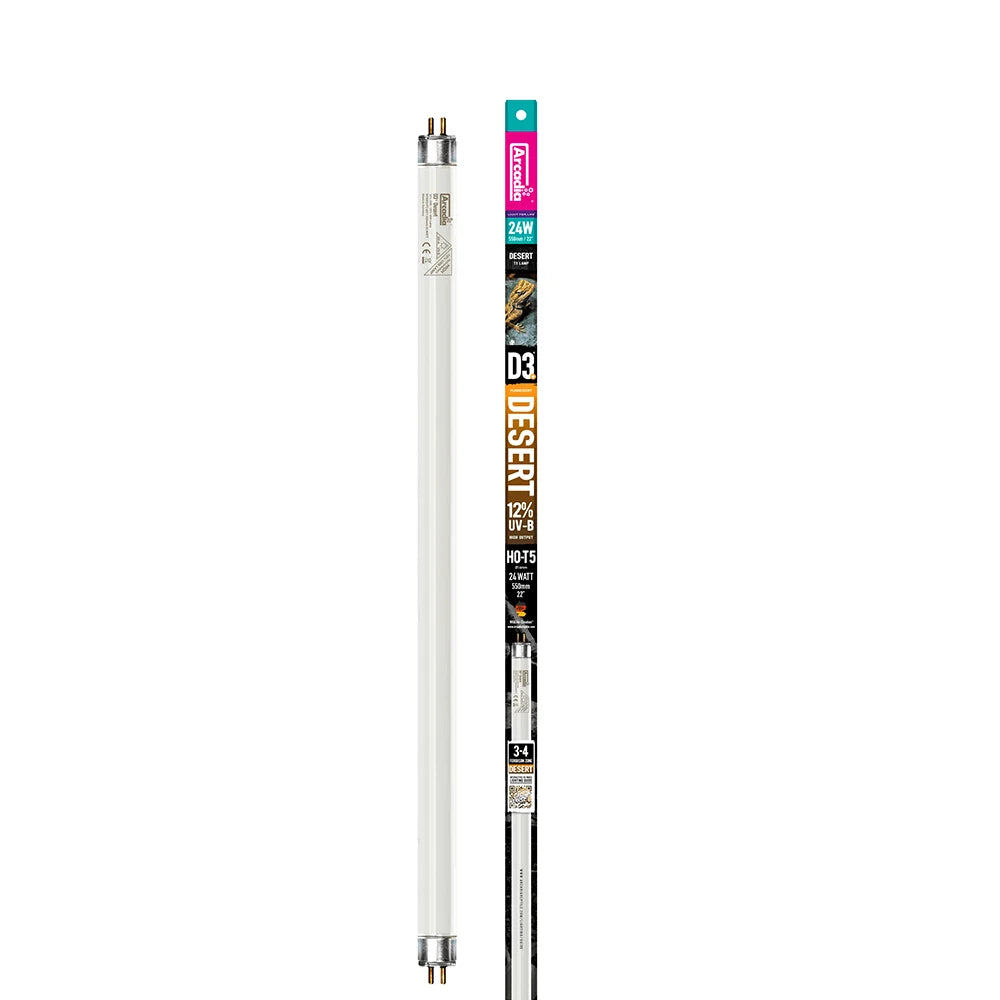 Arcadia D3+ Desert T5 Lamp 12% UVB 24W 56cm (22") product image