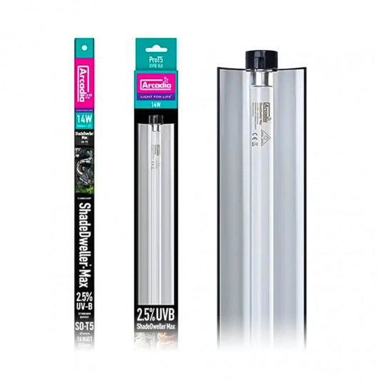 Arcadia ShadeDwellerMax ProT5 UVB Kit 2.5% 14W product image