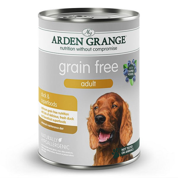 Arden Grange Can Grain Free Adult Duck & Superfoods 395g product image