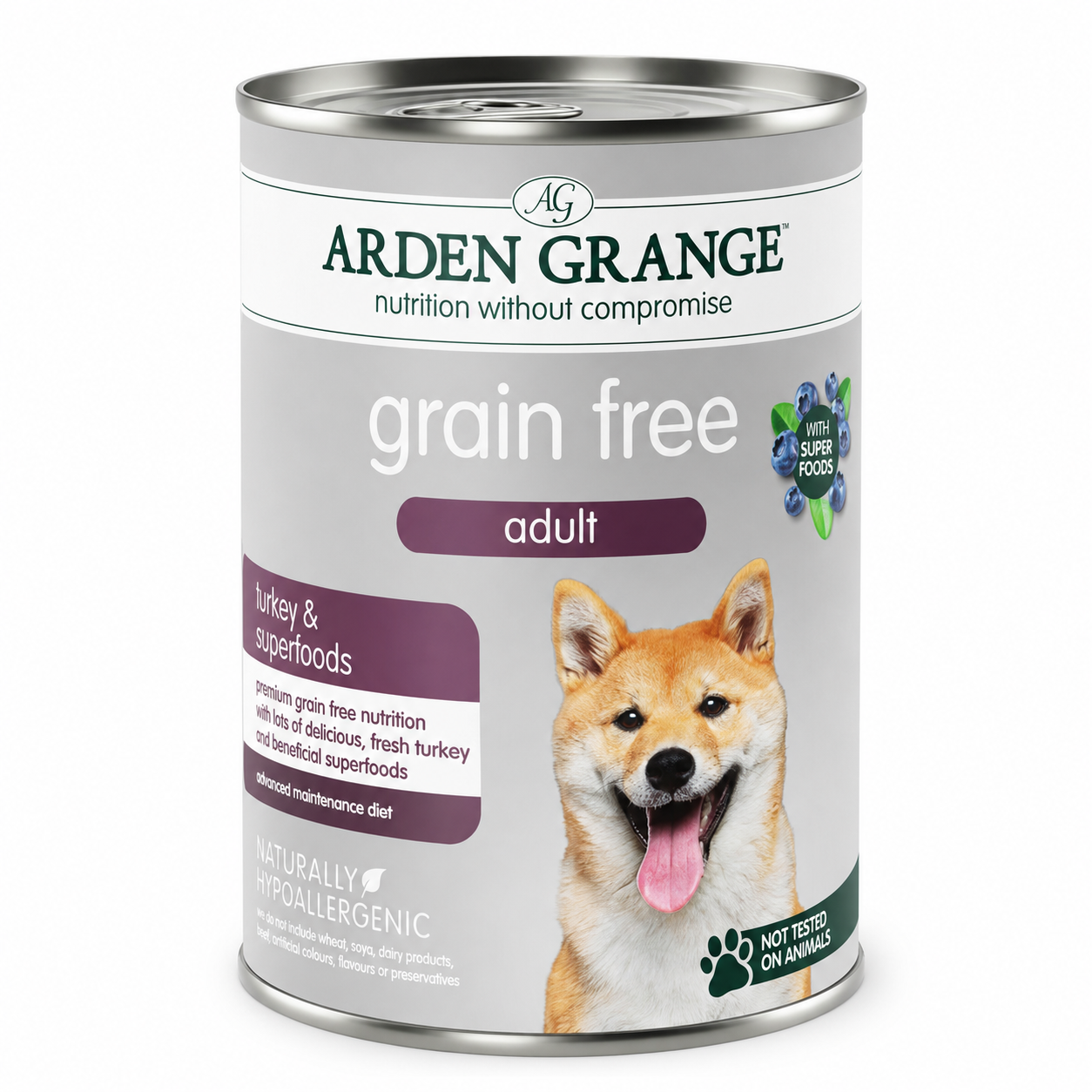 Arden Grange Can Grain Free Adult Turkey & Superfoods 395g product image