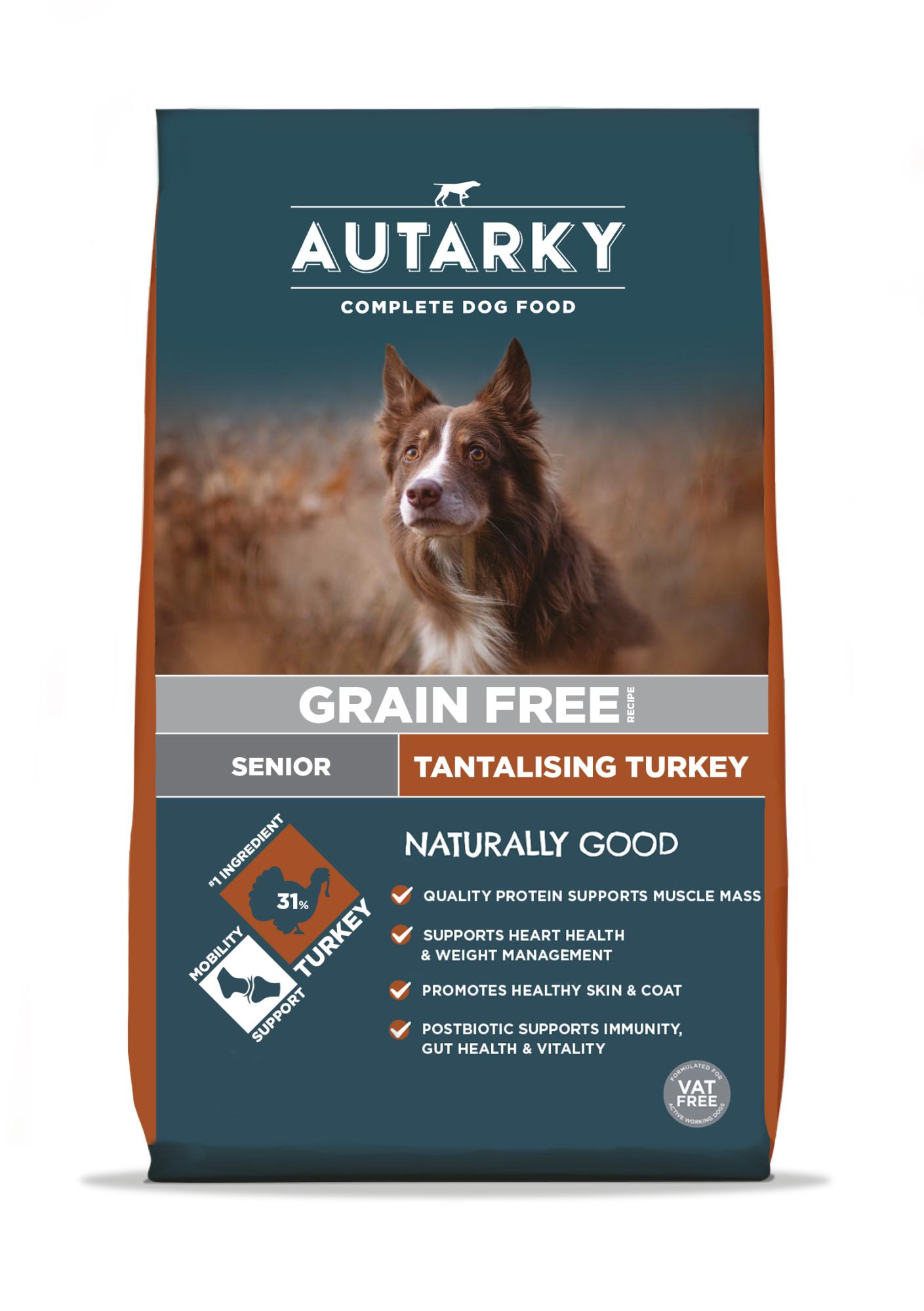 Autarky Grain Free Senior Tantalising Turkey 2kg product image