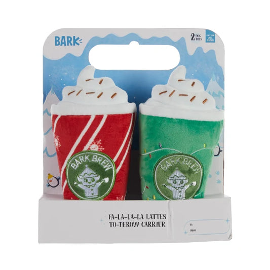 BARK Xmas Fa-la-la-la Lattes Dog Toy product image