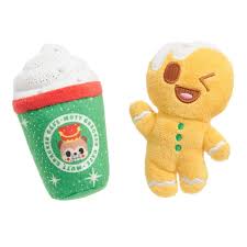 BARK Xmas Ginger Boy Brew Dog Toy product image