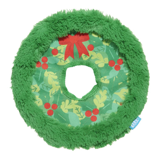 BARK Xmas Wreath Toss Dog Toy product image