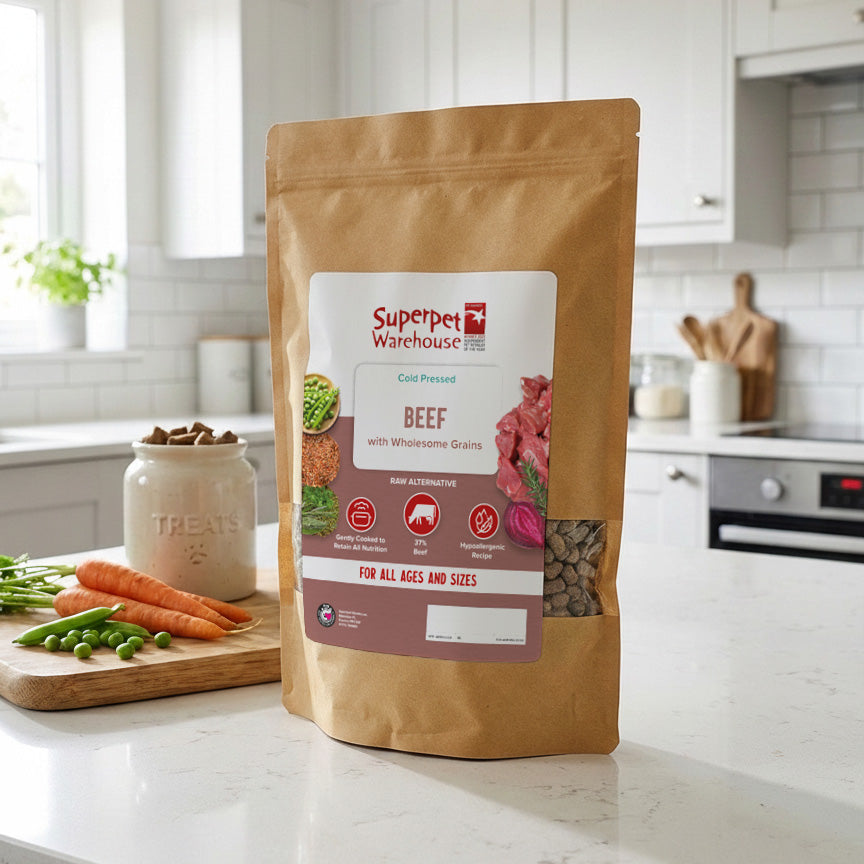 Superpet Cold Pressed WD Beef with Wholesome Grains 2kg