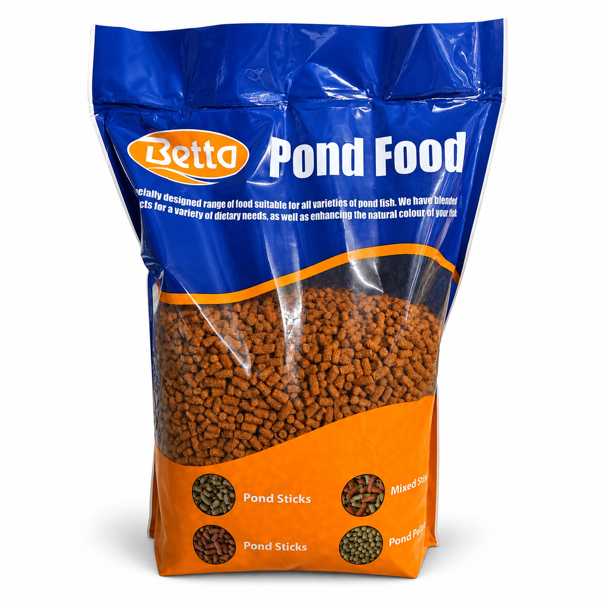 Betta Pond Orange Koi Sticks 2.5kg product image