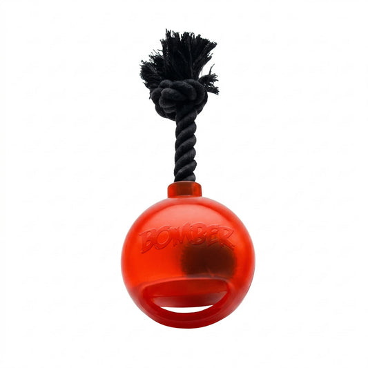 Bomber by Zeus Tug Ball with Flashing LED – Orange – 12.7cm product image