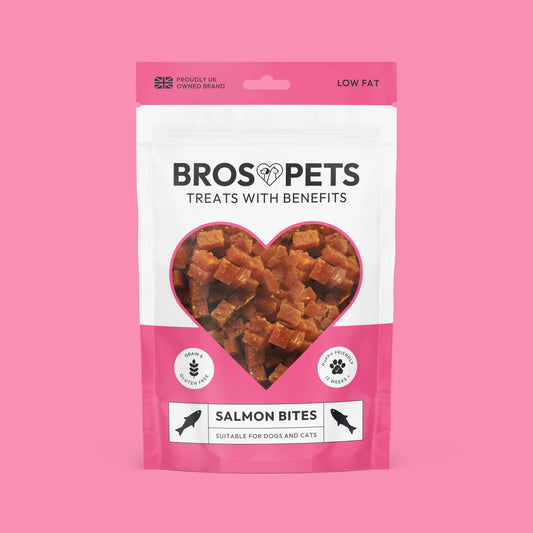 Bros Pets Salmon Bites 100g product image