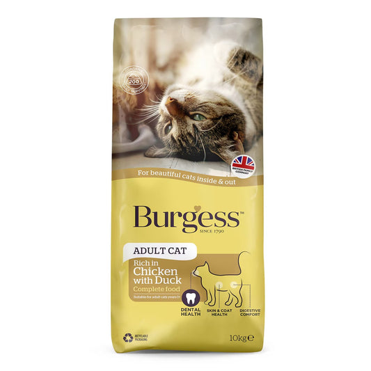Burgess Adult Cat Chicken With Duck 10Kg product image
