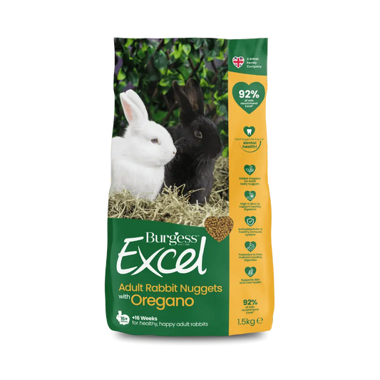 Burgess Excel Adult Rabbit Nuggets With Oregano 1.5Kg product image
