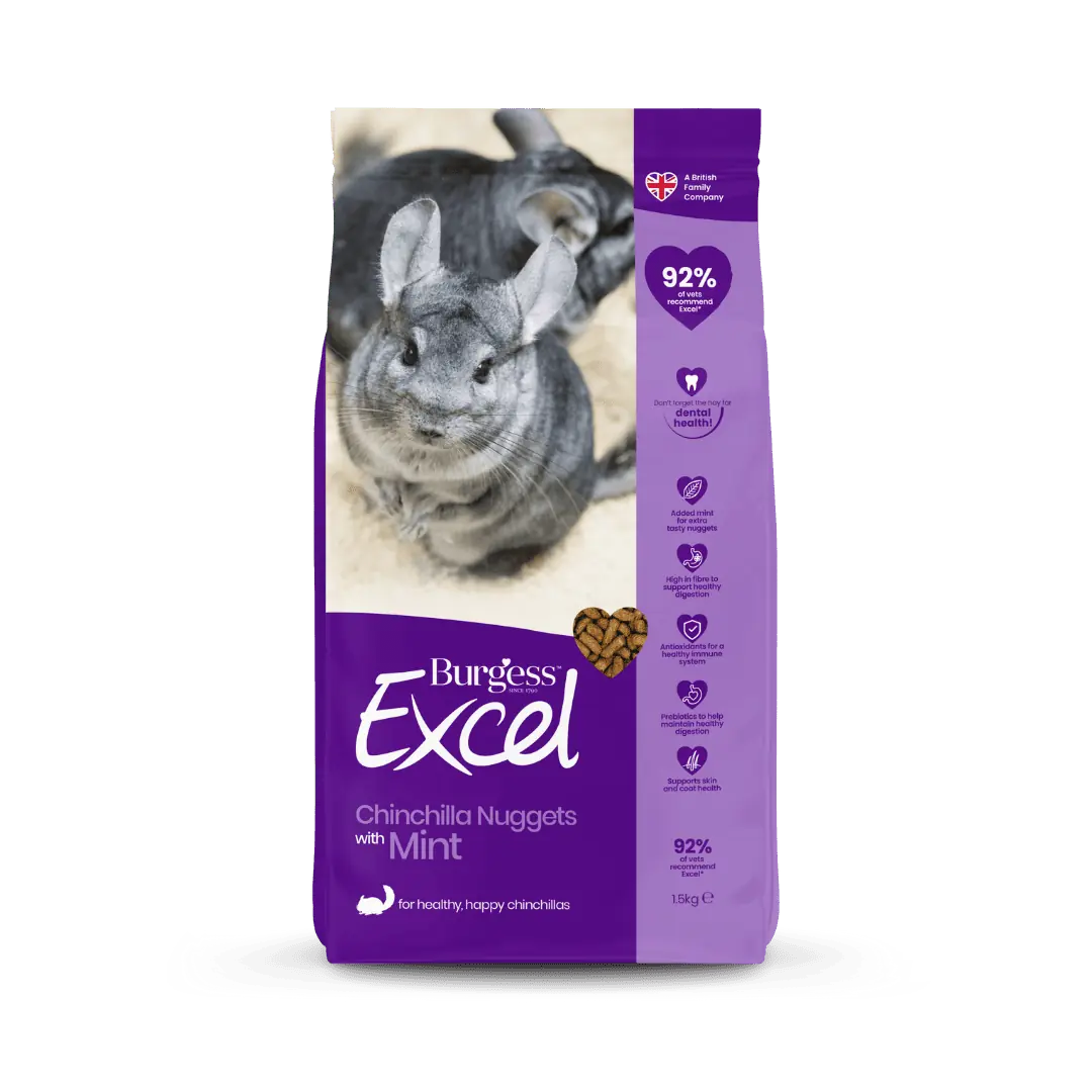 Burgess Excel Chinchilla Nuggets 1.5kg product image
