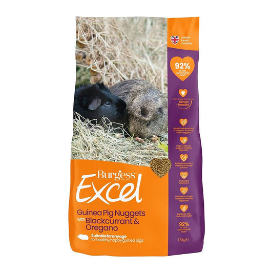 Burgess Excel Guinea Pig Nuggets Blackcurrant 1.5kg product image