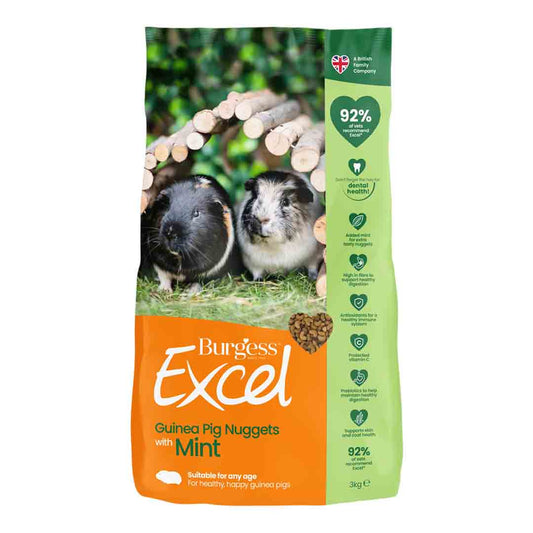 Burgess Excel Guinea Pig Nuggets Mint 3kg product image