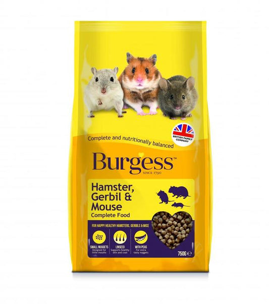 Burgess Excel Hamster, Gerbil & Mouse Nuggets 750g product image