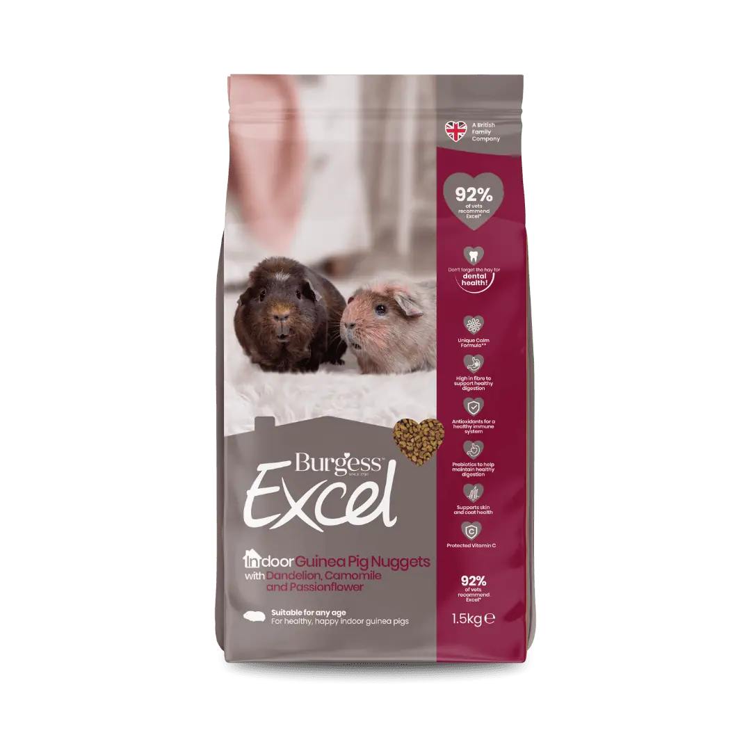 Burgess Excel Indoor Adult Guinea Pig Nuggets 1.5kg product image