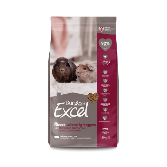Burgess Excel Indoor Adult Guinea Pig Nuggets 1.5kg product image
