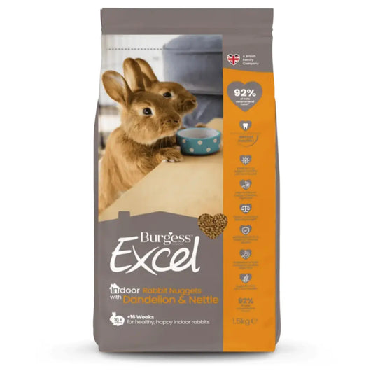 Burgess Excel Indoor Rabbit Food 1.5kg product image