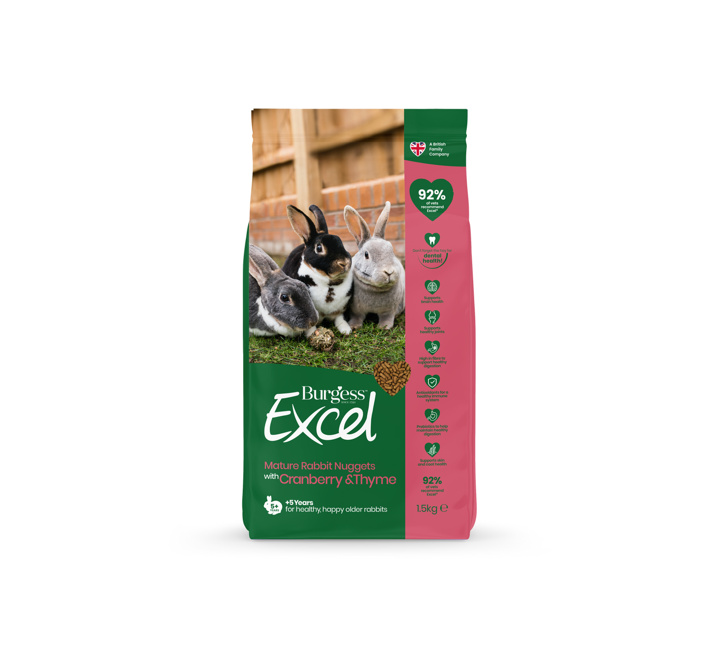 Burgess Excel Mature Rabbit 1.5kg product image