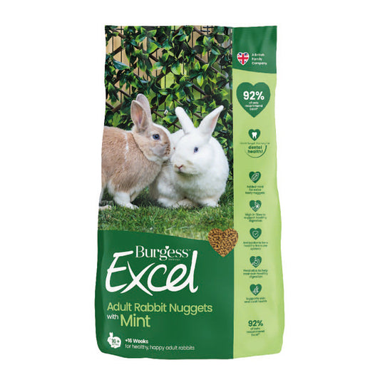 Burgess Excel Rabbit Nuggets Mint 10kg product image