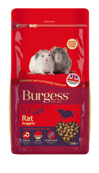 Burgess Excel Rat Nuggets 1.5kg product image
