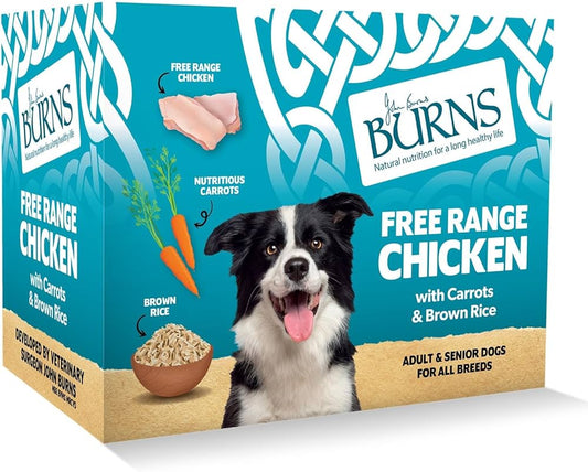 Burns Wet Food Organic Chicken Tray 395g Box of 8 product image