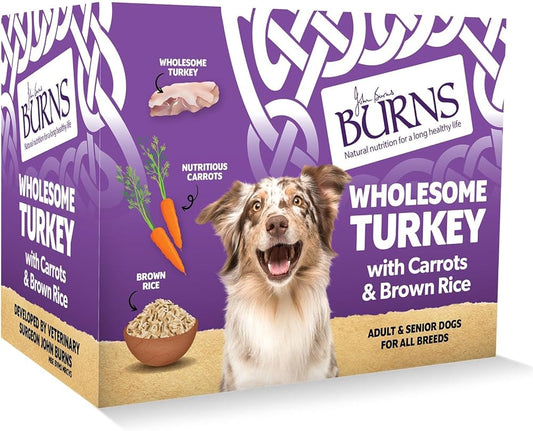 Burns Wet Food Wholesome Turkey Tray 395g Box Of 8 product image