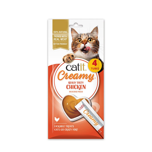 Catit Creamy Treats Chicken 4 Tubes product image