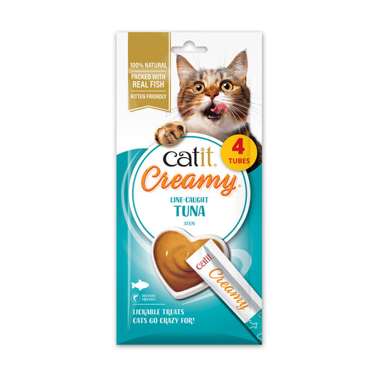 Catit Creamy Treats Tuna 4 Tubes product image