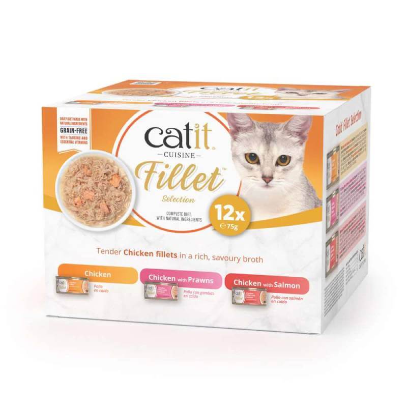 Catit Cuisine Chicken Fillet Selection 12x75g product image