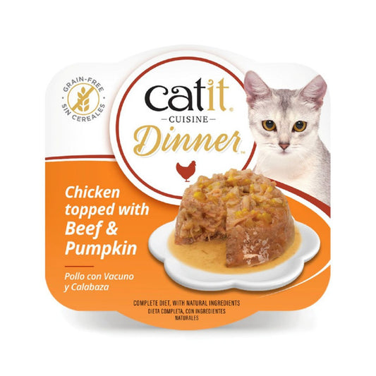 Catit Cuisine Dinner Chicken with Beef & Pumpkin 75g product image