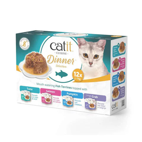 Catit Cuisine Dinner Fish Selection 12x75g product image