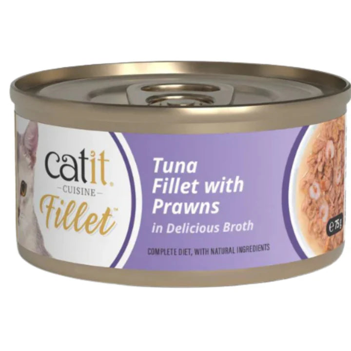 Catit Cuisine Tuna Fillet with Prawns 75g product image