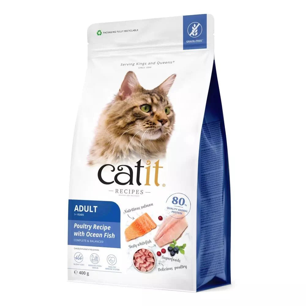 Catit Recipes Adult Poultry with Oceanfish 400g product image