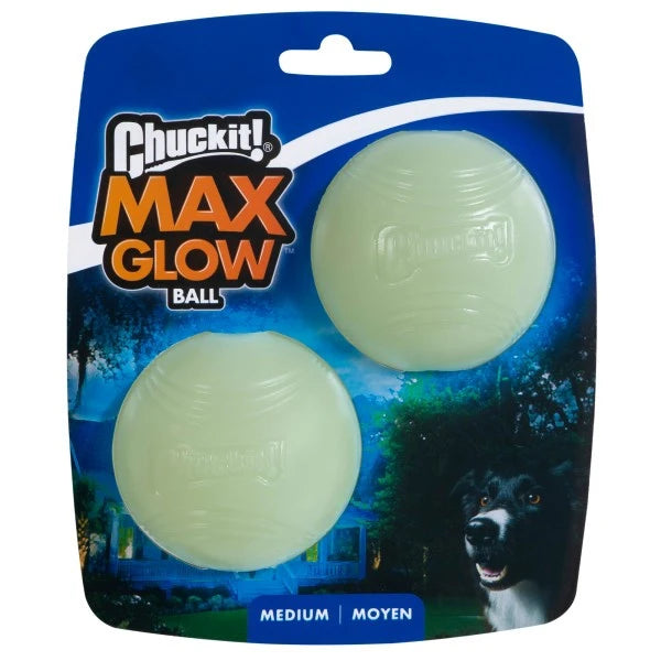 Chuckit! Max Glow Ball Medium (2 Pack) product image