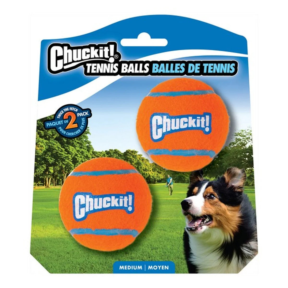 Chuckit! Tennis Ball Medium 6.5cm 2 Pack product image