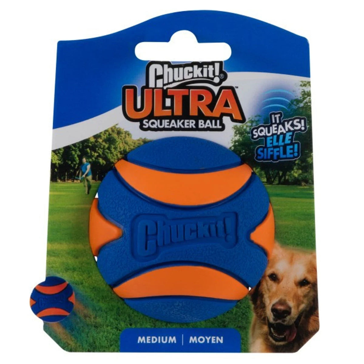 Chuckit! Ultra Squeaker Ball Medium 6.5cm 1 Pack product image