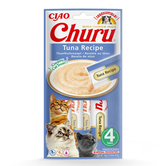 Churu For Cats Tuna Recipe 4 X 14G Tubes product image