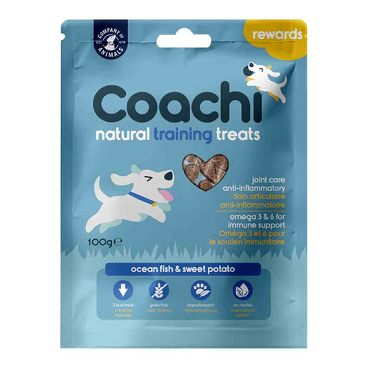 Coachi Natural Training Treats Ocean Fish 100g product image