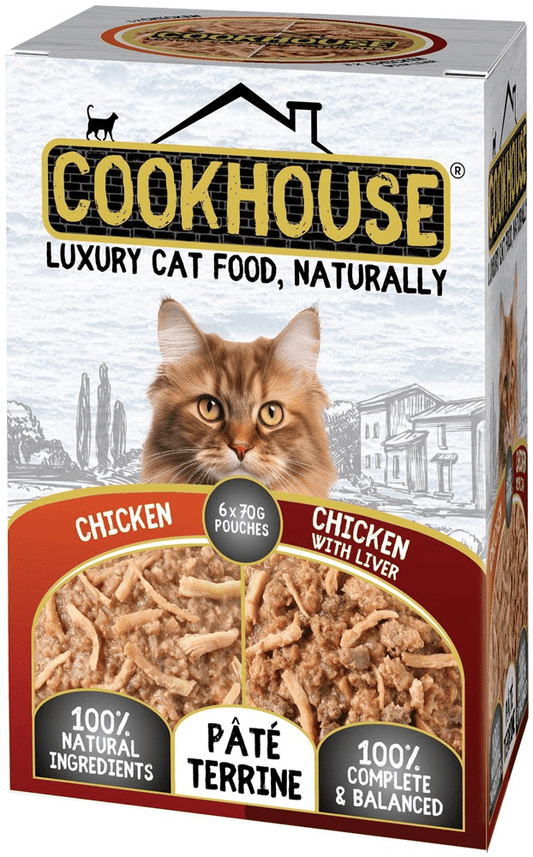 Cookhouse Cat Pouch Multipack Chicken Terrine 6x70g product image