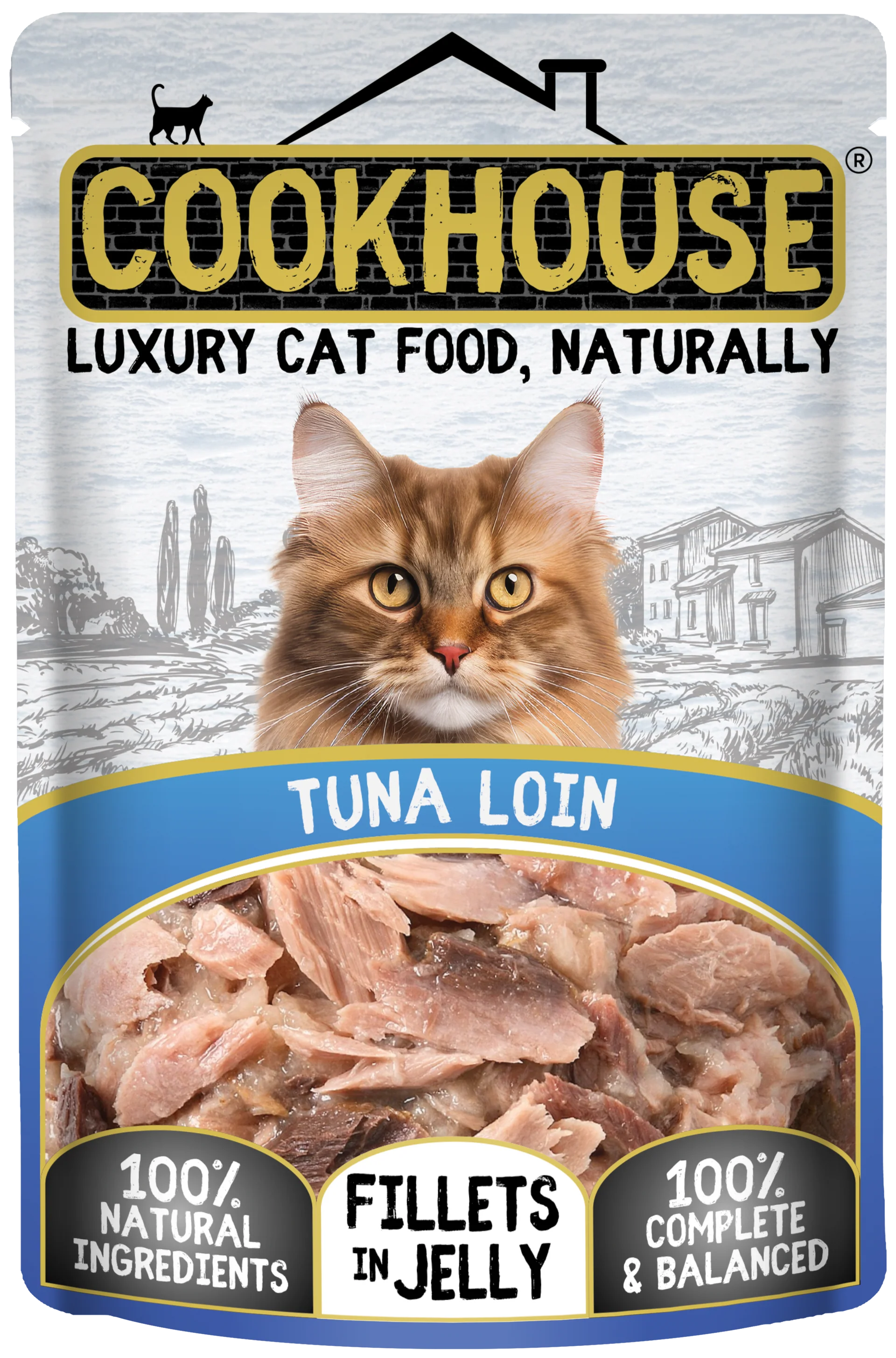 Cookhouse Cat Tuna Loin in Jelly 70g product image