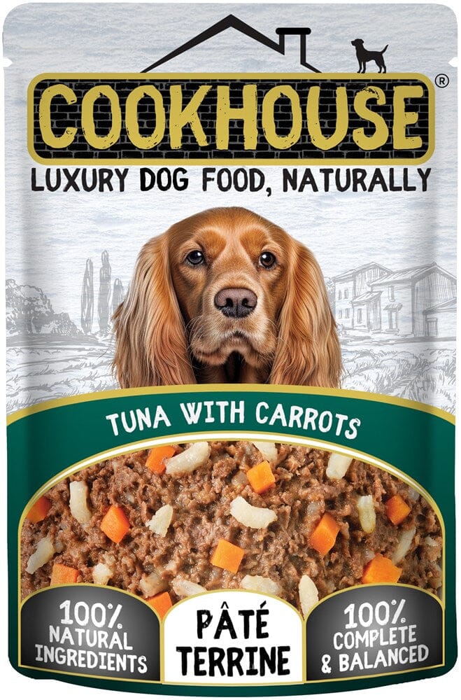 Cookhouse Dog Pouch Tuna & Carrot Pate Terrine 100g product image