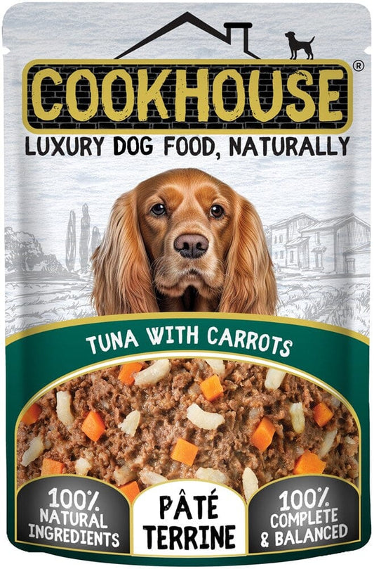 Cookhouse Dog Pouch Tuna & Carrot Pate Terrine 100g product image